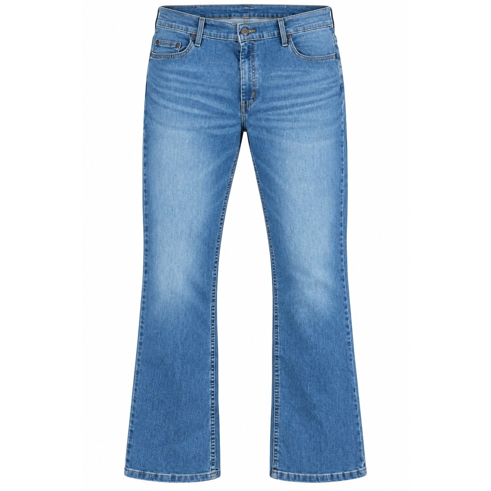 George Bootcut Stretch mens Jeans Medium Wash 38x32 NEW casual western blue